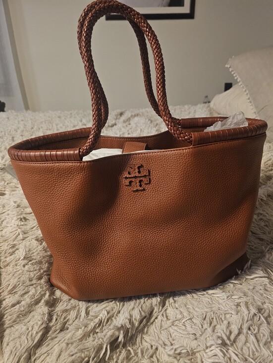 Tory Burch Handbags - Tory Burch Tan Leather Tote Bag
